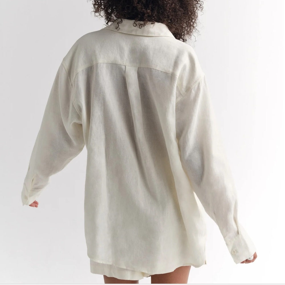 MATE the Label Linen Button Down Shirt
